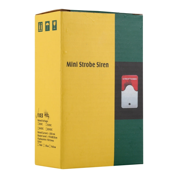 103 Mini Strobe Siren Durable Home Security Alarm System 103 Mini Strobe Siren Durable Home Security Alarm System